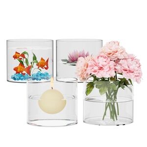 Glass Hurricanes-Set of 4